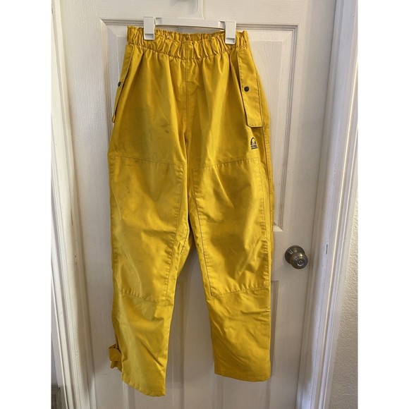 Sorel Men Yellow Omni-Tech Waterproof Jacket & Pants Snap Button Combo - Picture 11 of 16